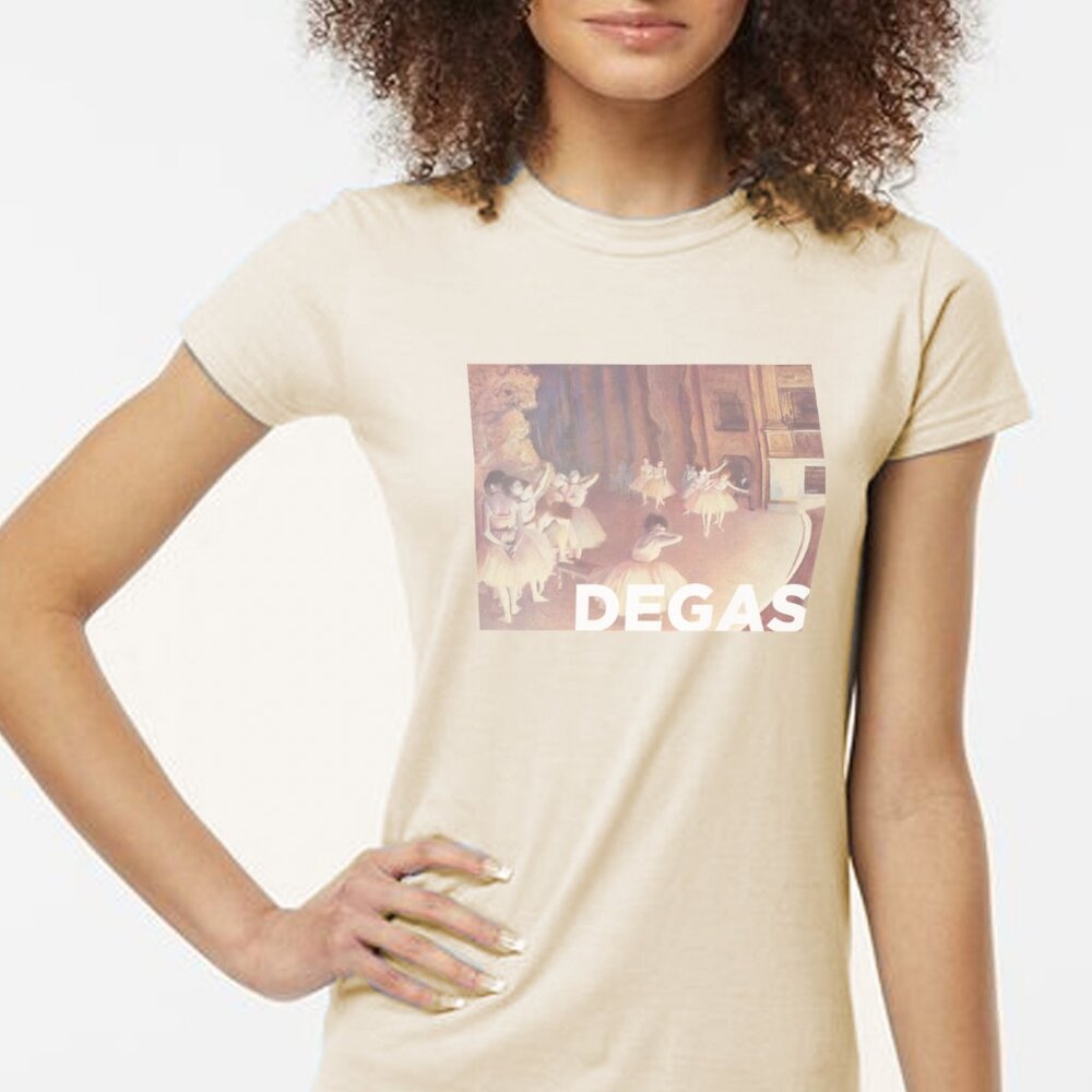 NWT Degas Print Crew Neck T-shirt - Dress Rehearsal